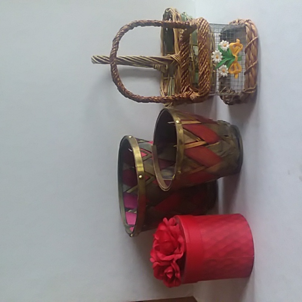 Lot of Baskets or Boxes